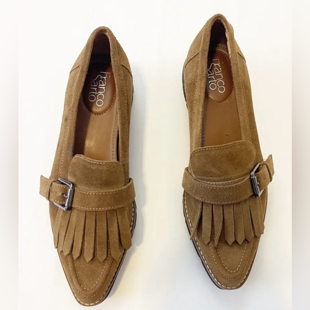 Franco Sarto Brown Suede shoes 9.5